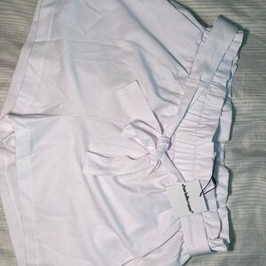 White Charlotte Russe Shorts With Pockets. With Tag.